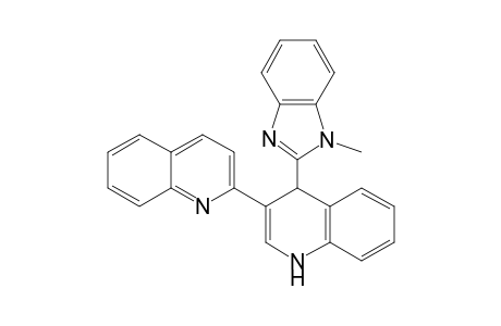2-[4-(1-methyl-2-benzimidazolyl)-1,4-dihydroquinolin-3-yl]quinoline