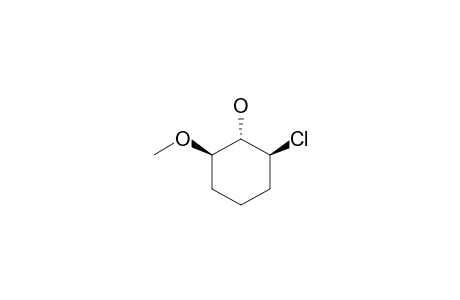 trans-3-Chloro-2-hydroxy-1-methoxycyclohexan