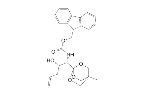 1-[N-(9-Fluorenylmethyloxycarbonyl)-(1S,2S)-1-amino-2-hydroxy-4-pentenyl]-4-methyl-2,6,7-trioxabicyclo[2.2.2]octane
