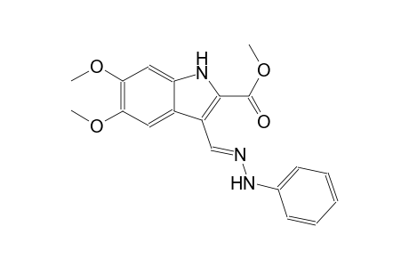 methyl 5,6-dimethoxy-3-[(E)-(phenylhydrazono)methyl]-1H-indole-2-carboxylate