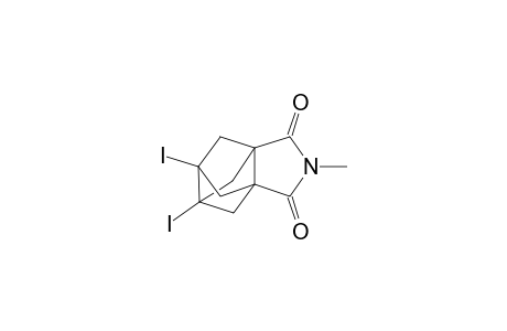 3,7-Diiodo-N-methyltricyclo[3.3.0.0(3,7)]octane-1,5-dicarboximide