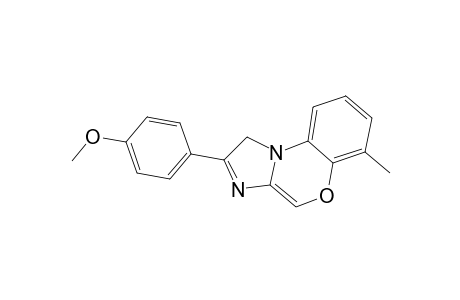 Methyl 4-(6-methyl-1H-imidazo[2,1-c][1,4]benzoxazin-2-yl)phenyl ether