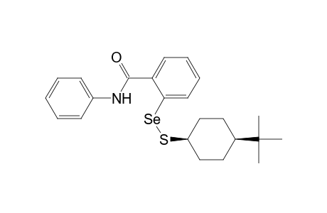 Cyclohexanesulfenoselenoic acid, 4-(1,1-dimethylethyl)-, 2-[(phenylamino)carbonyl]phenyl ester, cis-