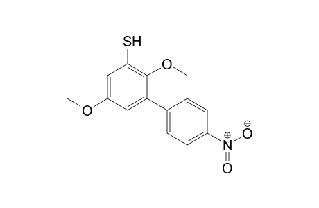2-(p-nitro phenyl)-4-methoxy-6-mercaptoanisole