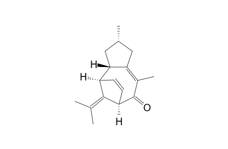 4,7-Methano-1H-cyclopentacycloocten-8(2H)-one, 3,3a,4,7-tetrahydro-2,9-dimethyl-10-(1-methylethylidene)-, (2.alpha.,3a.beta.,4.beta.,7.beta.)-