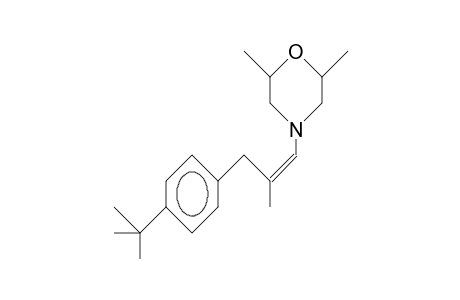 1-(cis-2,6-Dimethyl-4-morpholino)-2-methyl-3-(4-tert-butyl-phenyl)-cis-1-propene