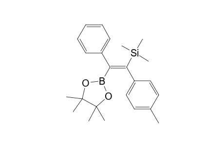 (Z)-1-(Trimethylsilyl)-1-(4-methylphenyl)-2-phenyl-2-(4,4,5,5-tetramethyl-1,3,2-dioxaborolan-2-yl)ethene