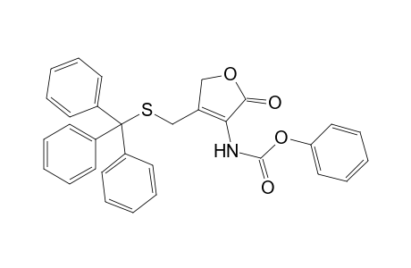 3-(Phenoxycarbonyl-amino)-4-(triphenylmethylthio)methyl-2(5H)-furanone