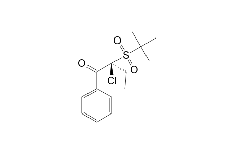 2-TERT.-BUTYLSULFONYL-2-CHLORO-1-PHENYLBUTANONE