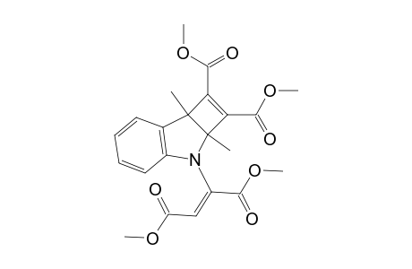 3H-Cyclobut[b]indole-1,2-dicarboxylic acid, 2a,7b-dihydro-3-[3-methoxy-1-(methoxycarbonyl)-3-oxo-1-propenyl]-2a,7b-dimethyl-, dimethyl ester, (Z)-