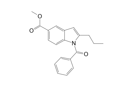 Methyl 1-benzoyl-2-propyl-1H-indole-5-carboxylate
