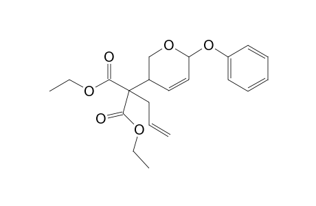 Phenyl 4-[bis(ethoxycarbonyl)but-3-ynyl]-2,3,4-trideoxy-.alpha.,L-glcero-pent-2-enopyranoside