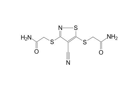 2-({3-[(2-amino-2-oxoethyl)sulfanyl]-4-cyano-5-isothiazolyl}sulfanyl)acetamide
