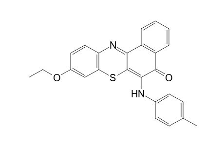 9-ethoxy-6-(p-toluidino)-5H-benzo[a]phenothiazin-5-one