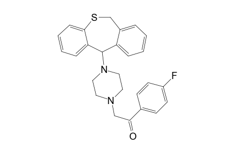 1-(6',11'-Dihydrodibenzo[b,e]thiepin-1'-yl)-4-(4"-fluorophenacyl)piperazine