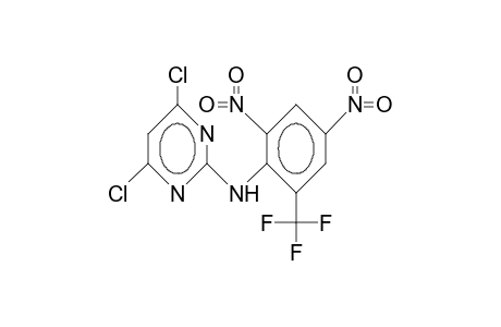 N-(4,6-Dichloro-2-pyrimidinyl)-2,4-dinitro-6-trifluoromethyl-aniline