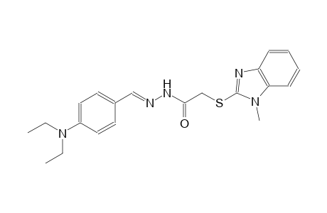 acetic acid, [(1-methyl-1H-benzimidazol-2-yl)thio]-, 2-[(E)-[4-(diethylamino)phenyl]methylidene]hydrazide