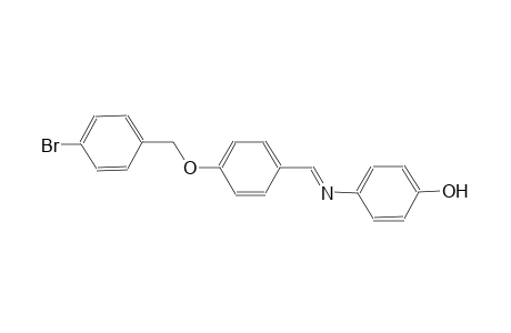 4-[((E)-{4-[(4-bromobenzyl)oxy]phenyl}methylidene)amino]phenol