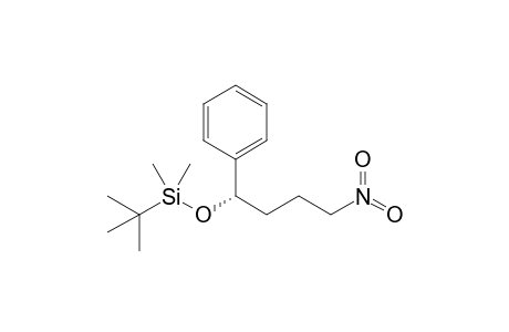 tert-Butyl-dimethyl-[(1S)-4-nitro-1-phenyl-butoxy]silane