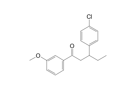 1-(3-Methoxyphenyl)-3-(4-chlorophenyl)-1-pentanone