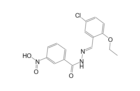 N'-[(E)-(5-chloro-2-ethoxyphenyl)methylidene]-3-[hydroxy(oxido)amino]benzohydrazide