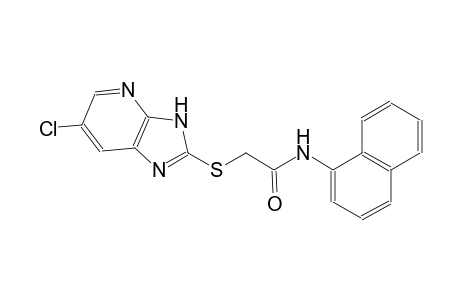 2-[(6-chloro-3H-imidazo[4,5-b]pyridin-2-yl)sulfanyl]-N-(1-naphthyl)acetamide