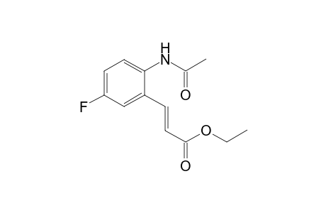 (E)-Ethyl 3-(2-acetamido-5-fluorophenyl)acrylate