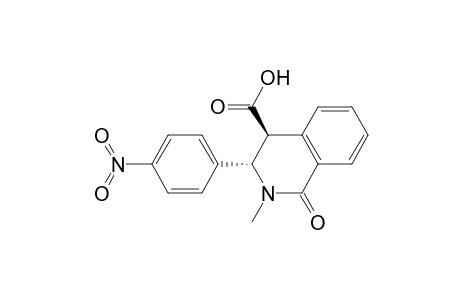 trans-N-methyl-3-(p-nitrophenyl)-4-carboxy-3,4-di-hydro-1(2H)-isoquinolone