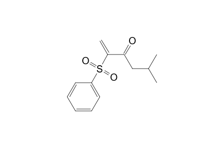 2-(Benzenesulfonyl)-5-methyl-1-hexen-3-one