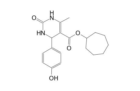 5-pyrimidinecarboxylic acid, 1,2,3,4-tetrahydro-4-(4-hydroxyphenyl)-6-methyl-2-oxo-, cycloheptyl ester