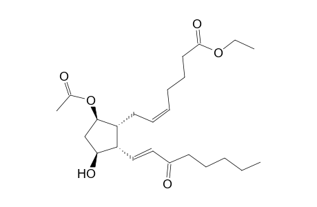 (Z)-7-[(1R,2S,3S,5R)-5-acetoxy-3-hydroxy-2-[(E)-3-ketooct-1-enyl]cyclopentyl]hept-5-enoic acid ethyl ester