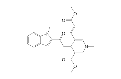 3-(METHOXYCARBONYL)-5-[(E)-2-(METHOXYCARBONYL)-VINYL]-1-METHYL-4-[((1-METHYL-2-INDOLYL)-CARBONYL)-METHYL]-1,4-DIHYDROPYRIDINE