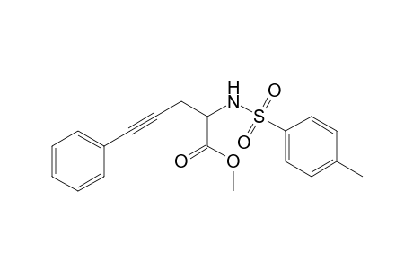 2-[(4-methylphenyl)sulfonylamino]-5-phenyl-4-pentynoic acid methyl ester