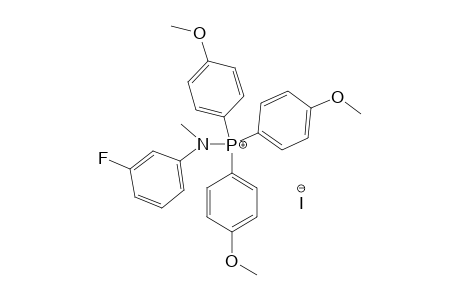 N-METHYL-N-(META-FLUOROPHENYL)-IMINO-TRI-(PARA-METHOXYPHENYL)-PHOSPHONIUM-IODIDE