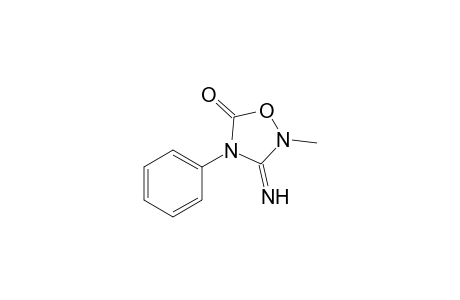 2-Methyl-4-phenyl-3-imino-1,2,4-oxadiazolidin-5-one