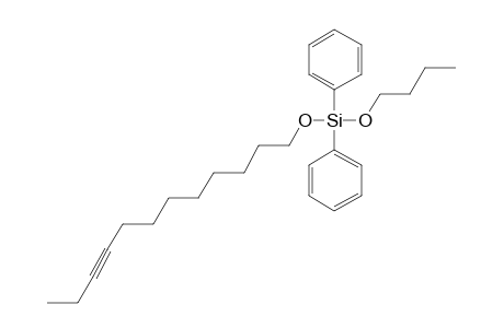 Silane, diphenylbutoxy(dodec-9-yn-1-yloxy)-