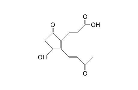 3-(3-Hydroxy-5-oxo-(3-oxo-1-butenyl)-1-cyclopentenyl)-propionic acid