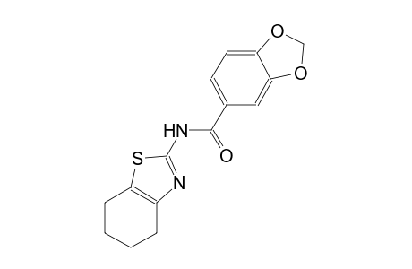 N-(4,5,6,7-tetrahydro-1,3-benzothiazol-2-yl)-1,3-benzodioxole-5-carboxamide
