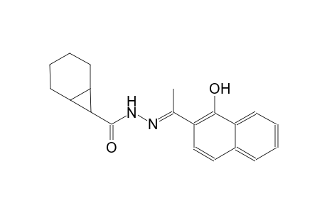 N'-[(E)-1-(1-hydroxy-2-naphthyl)ethylidene]bicyclo[4.1.0]heptane-7-carbohydrazide