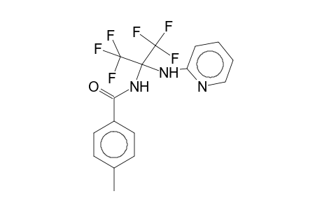 N-[2,2,2-Trifluoro-1-(2-pyridylamino)-1-(trifluoromethyl)ethyl]-p-toluamide