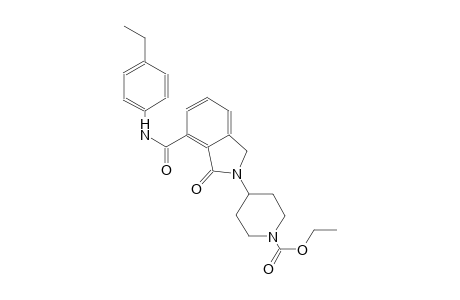 ethyl 4-{7-[(4-ethylanilino)carbonyl]-1-oxo-1,3-dihydro-2H-isoindol-2-yl}-1-piperidinecarboxylate