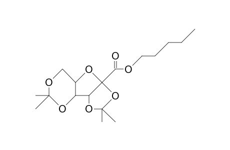 2,3:4,6-O-Diisopropylidene-xylo-2-hexulofuranosonic acid, pentyl ester
