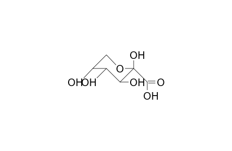 .beta.-D-Arabinopyranose-2-hexulosonic acid