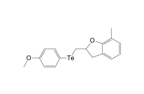 Benzofuran, 2,3-dihydro-2-[[(4-methoxyphenyl)telluro]methyl]-7-methyl-