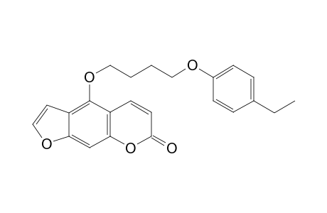 4-(4-[4-Ethylphenoxy]butoxy)-7H-furo[3,2-g][1]benzopyran-7-one