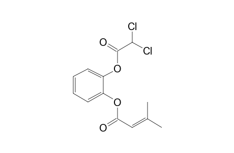 1,2-Benzenediol, o-dichloroacetyl-o'-(3-methylbut-2-enoyl)-