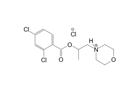 4-{2-[(2,4-dichlorobenzoyl)oxy]propyl}morpholin-4-ium chloride
