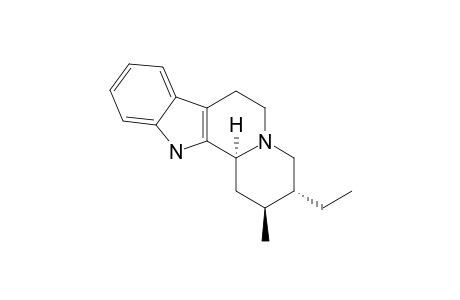 2-BETA-METHYL-3-ALPHA-ETHYLINDOLO-[2,3-A]-QUINOLIZIDINE