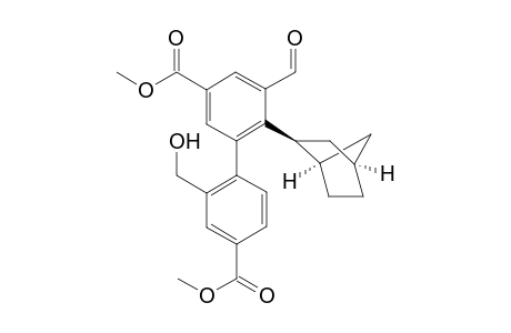 2'-Hydroxymethyl-4',5-dicarbomethoxy-2-(2''-exo-norbornyl)-1,1'-biphenyl-3-carbaldehyde