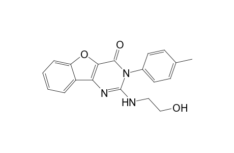 2-[(2'-Hydroxyethyl)amino]-3-(4"-methylphenyl)benzofuro[3,2-d]pyrimidin-4(3H)-one